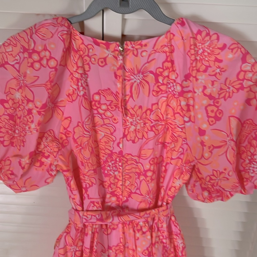 Lilly Pulitzer Knoxlie Dress Mandevilla Baby Days Bloom size 0 - Picture 7 of 14